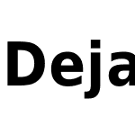 DejaVu Sans Condensed