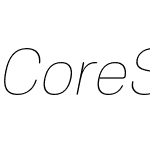 Core Sans ES