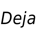 DejaVu Sans Condensed