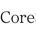 Core Serif N