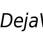 DejaVu Sans Condensed