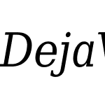 DejaVu Serif Condensed