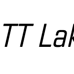 TT Lakes Neue Condensed