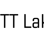 TT Lakes Neue Condensed