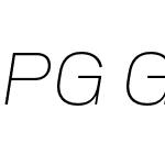 PG Grotesque