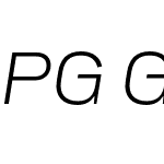 PG Grotesque