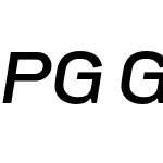 PG Grotesque