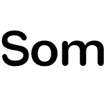 Somar Rounded