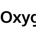 Oxygen Bold