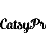 Catsy Printed