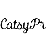 Catsy Printed