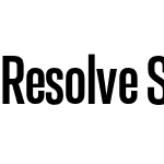 Resolve Sans