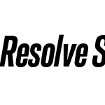 Resolve Sans