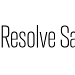 Resolve Sans