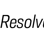 Resolve Sans