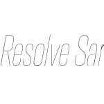 Resolve Sans