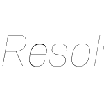Resolve Sans