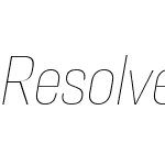 Resolve Sans