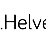 .Helvetica Light