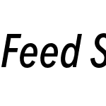 Feed Sans Condensed