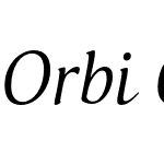 Orbi Calligraphic