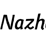 Nazhdak Italic