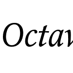 Octava Italic