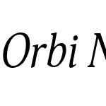 Orbi Narrow Italic