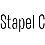 Stapel Condensed