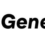 Genera Grotesk