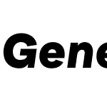 Genera Grotesk