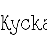 Kycka Condensed