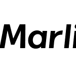Marlin Sans Slant
