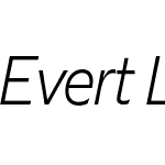 Evert Latin Display