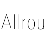 Allrounder Grotesk