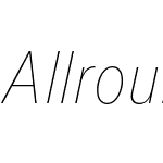 Allrounder Grotesk