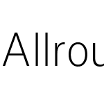 Allrounder Grotesk