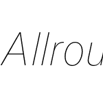 Allrounder Grotesk