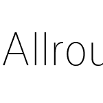 Allrounder Grotesk