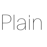 Plain