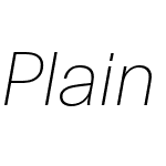 Plain