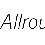 Allrounder Grotesk