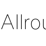 Allrounder Grotesk