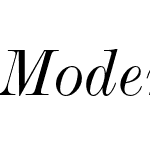 Monotype Modern Std