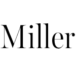 Miller Banner Condensed