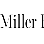 Miller Banner Extra Condensed