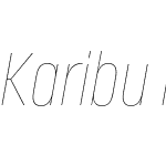 Karibu Narrow