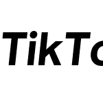 TikTok Sans Display Dark