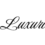 Luxurious Script