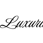 Luxurious Script